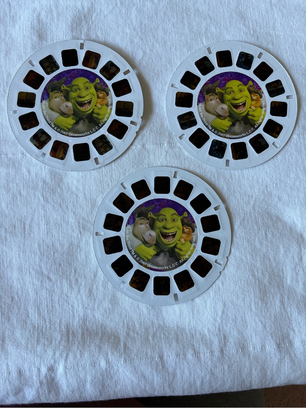 Shrek vintage View-Master Reels.